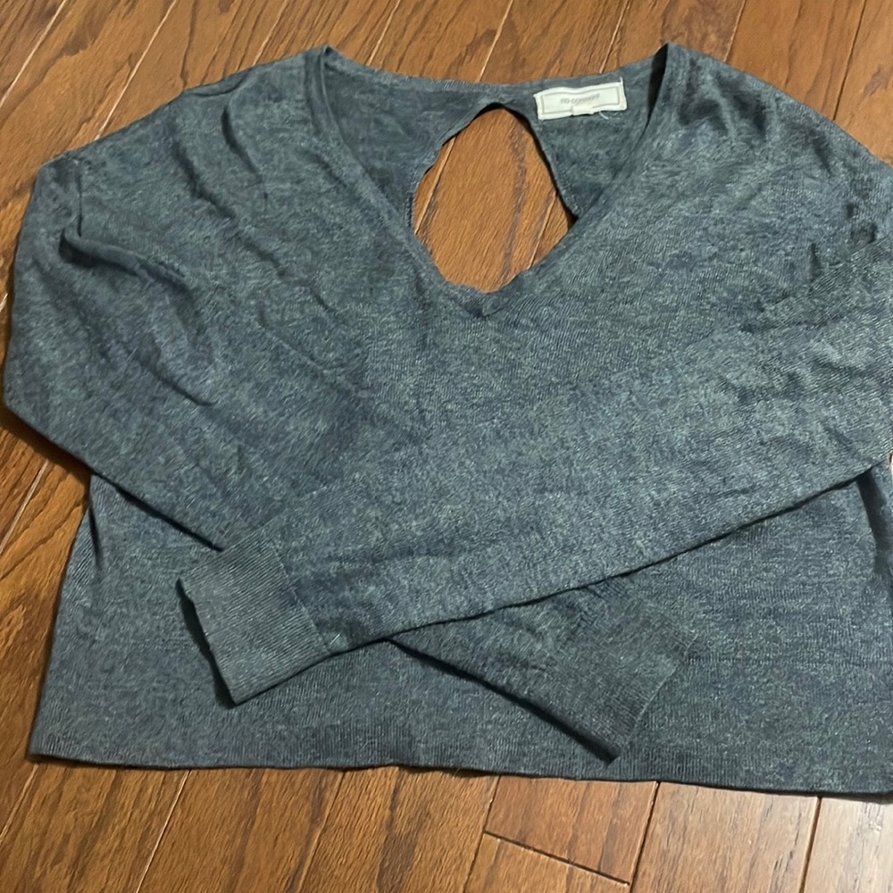 Zipped back sweater